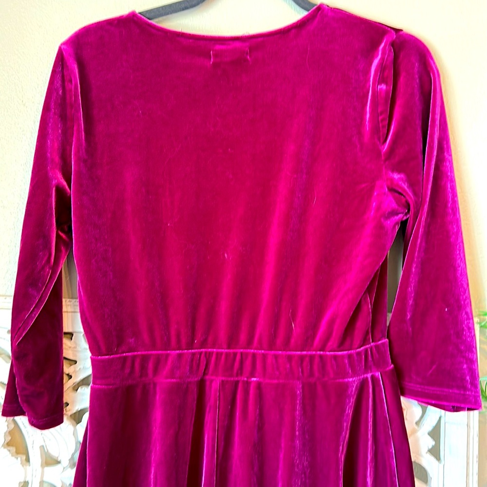 PRICE FIRM Urban Outfitters Pink Velvet Romper - Picture 11 of 12